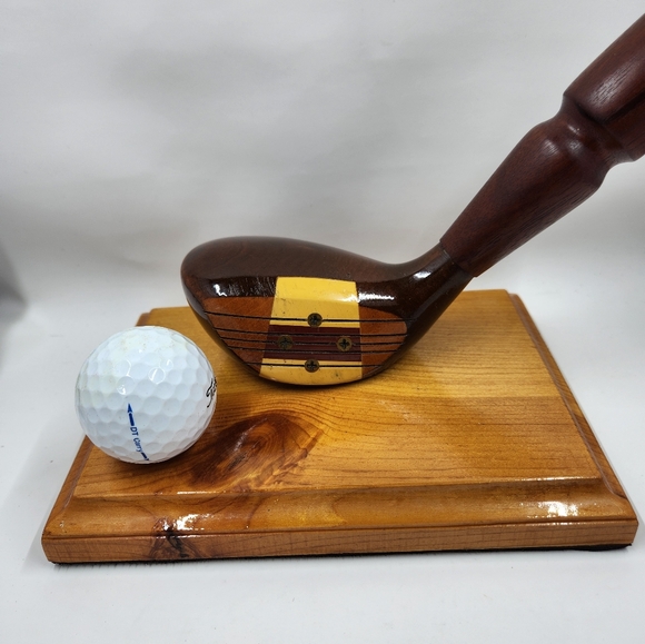 Unique Vintage Golf Club And Titleist Ball Pen Holder Business Office Home - Picture 3 of 13